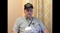Davenport, Clifford_WAPA-246_WAPA 4170_OralHist_Video.mp4. Clifford was born at Oquawka, Illinois, October 5th, 1922, where he was raised by his father, Emmett, the Oquawka Sheriff and his mother, Maude. When Pearl Harbor was attacked Clifford was home listening to the radio in his home, the Sheriff’s quarters in Oquawka. He joined the Marine Corps on December 9th, 1942 at age 20 with a couple of his friends.
