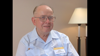 Kerrins, Jack_WAPA-246_WAPA 4170_OralHist_Video.mp4. John “Jack” Kerins, was born and raised in Terre Haute, Indiana.  He tells of going to college at Indiana State University after the war and meeting his wife, Pat. Jack started a half hour outdoor television show, which he did for 21 years.  When he was done with that show, he wrote the book The Last Banzai, which started with notes he wrote down while in the hospital recouping from a coronary and lots of storytelling at reunions with his old buddies from the war. Jack recorded these stories and included them in the book.
