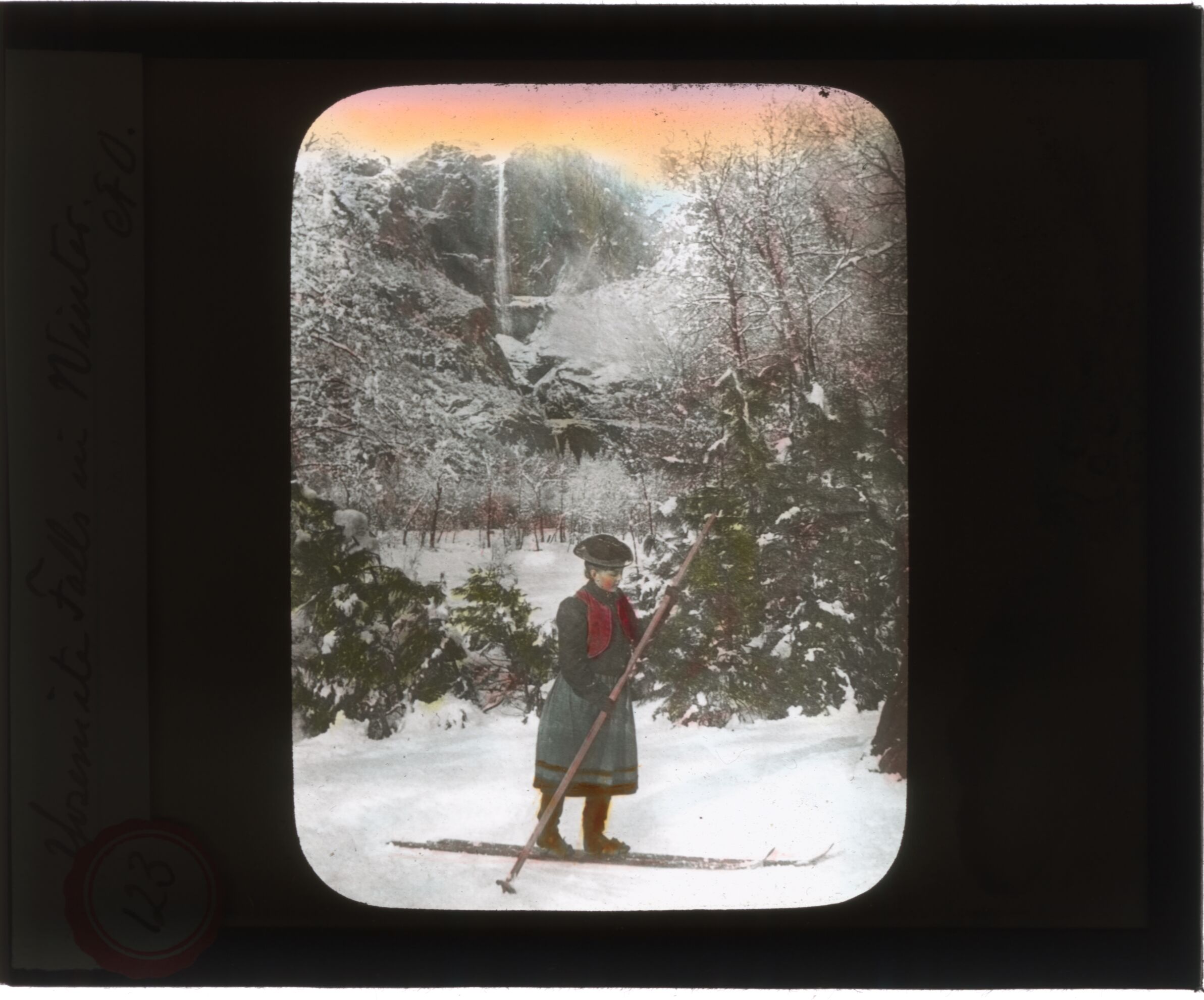 Yosemite Falls in winter