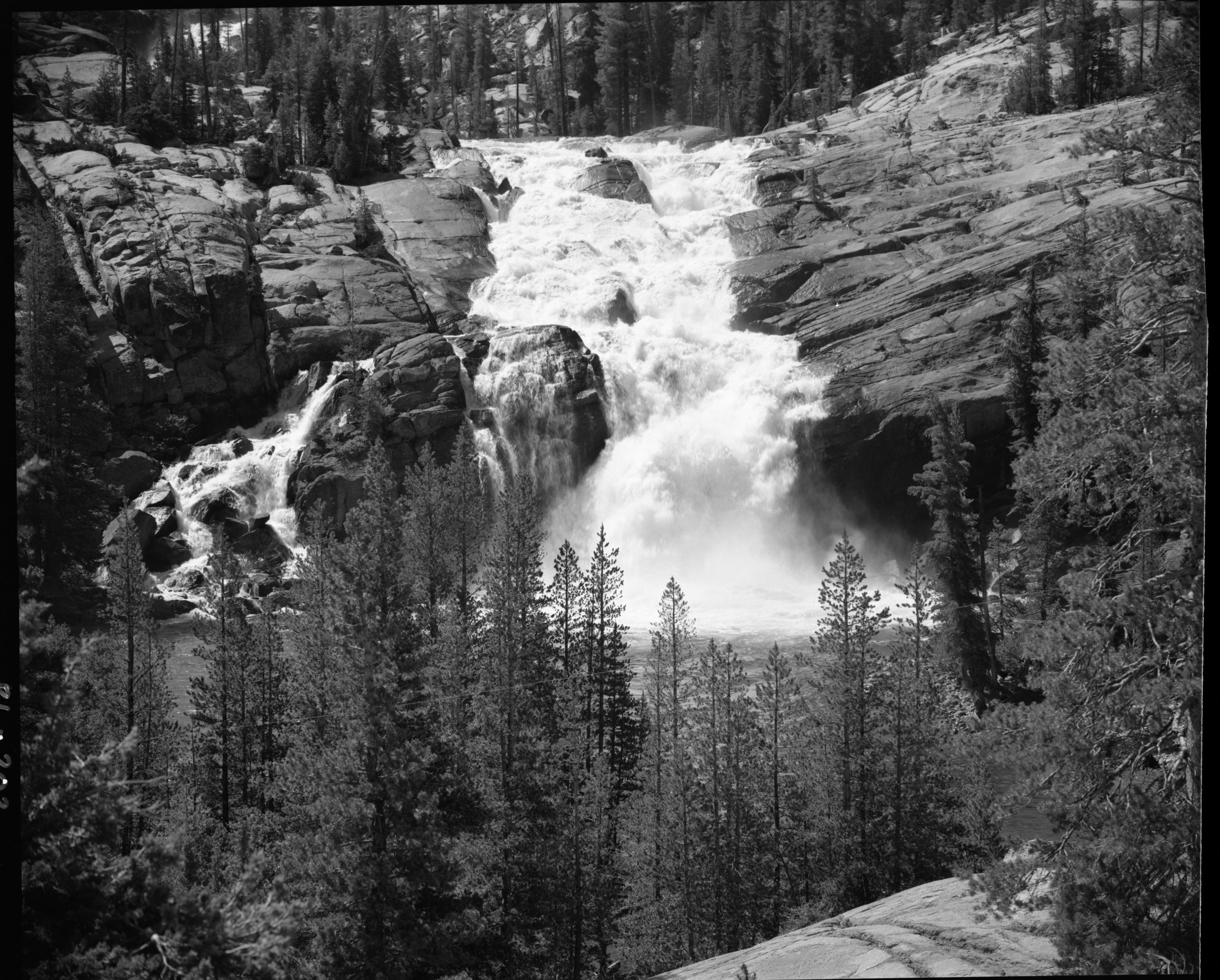 White Cascade. Near Glen Aulin H. S. C.