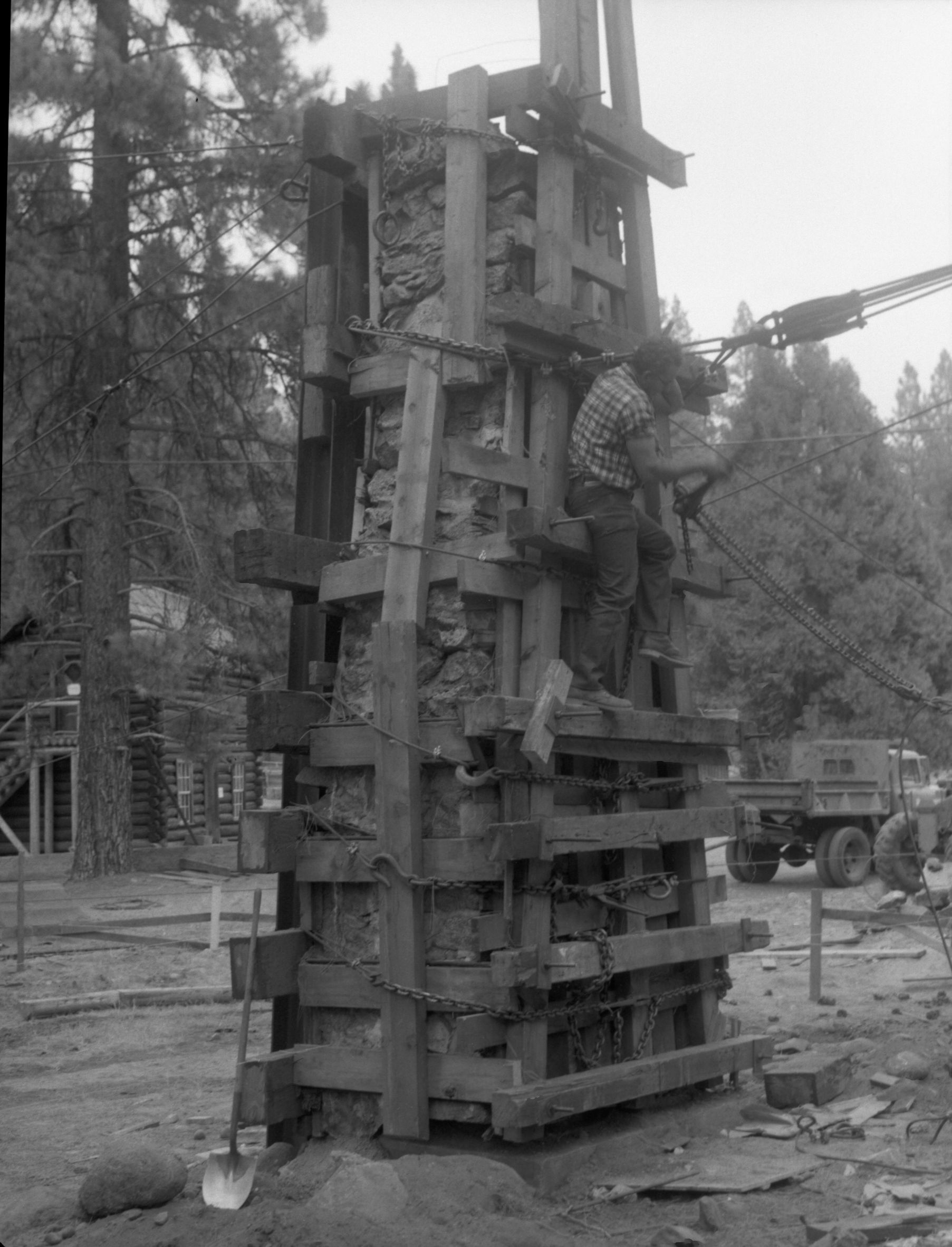 Details of moving of Jorgensen Cabin