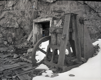 Machinery at the mouth of the SHeepherder Tunnel at Bennettville.