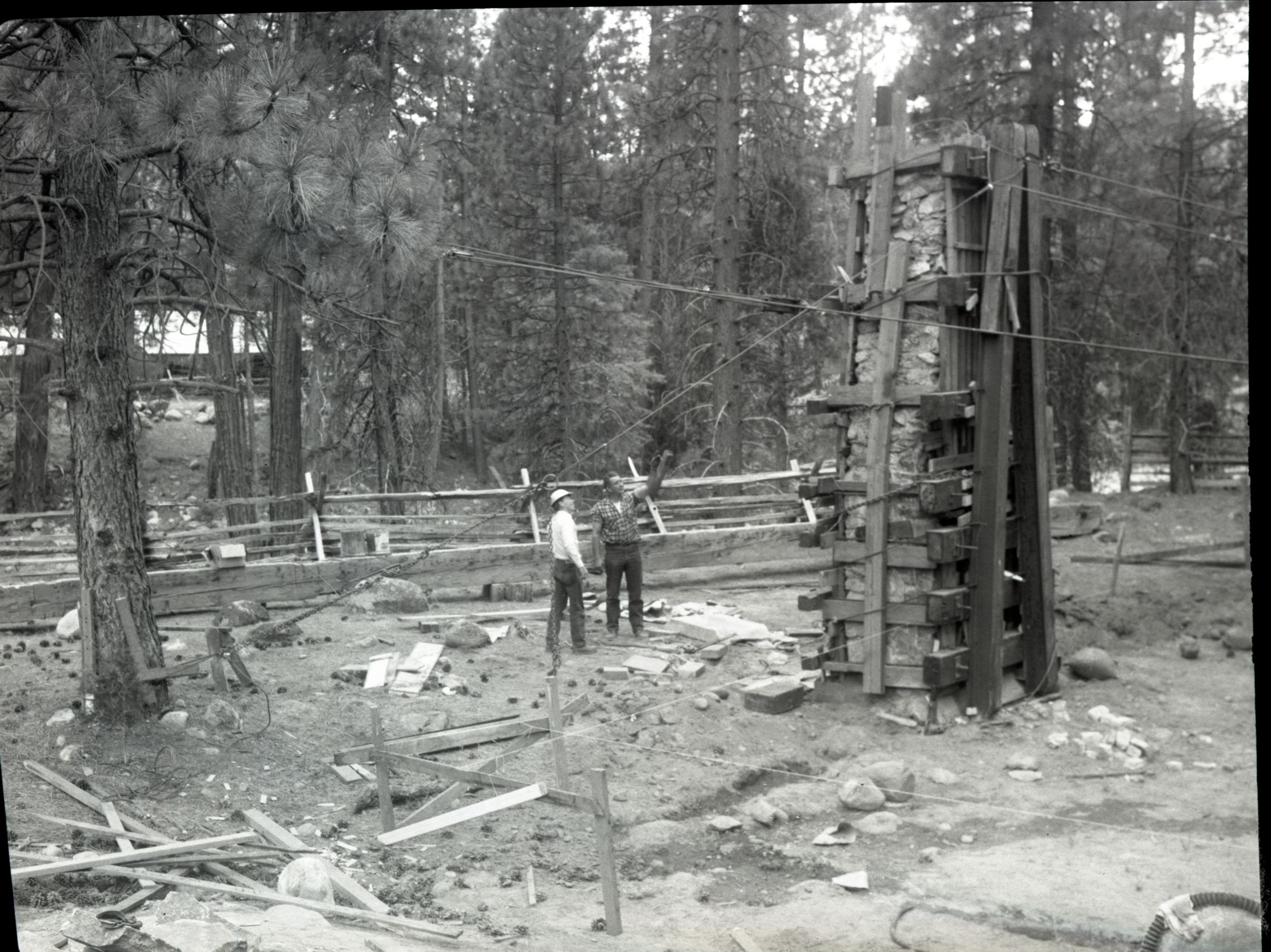 Details of moving of Jorgensen Cabin