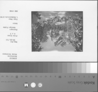 Three Brothers with snow. Copied from a contact print of a nitrate negative.