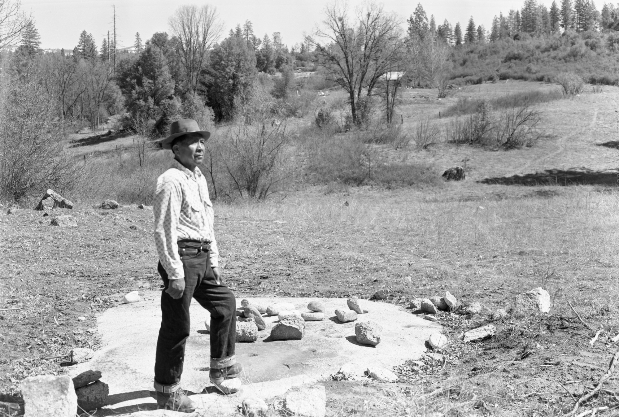 Willy Rhoan & his ranch near Oakhurst.