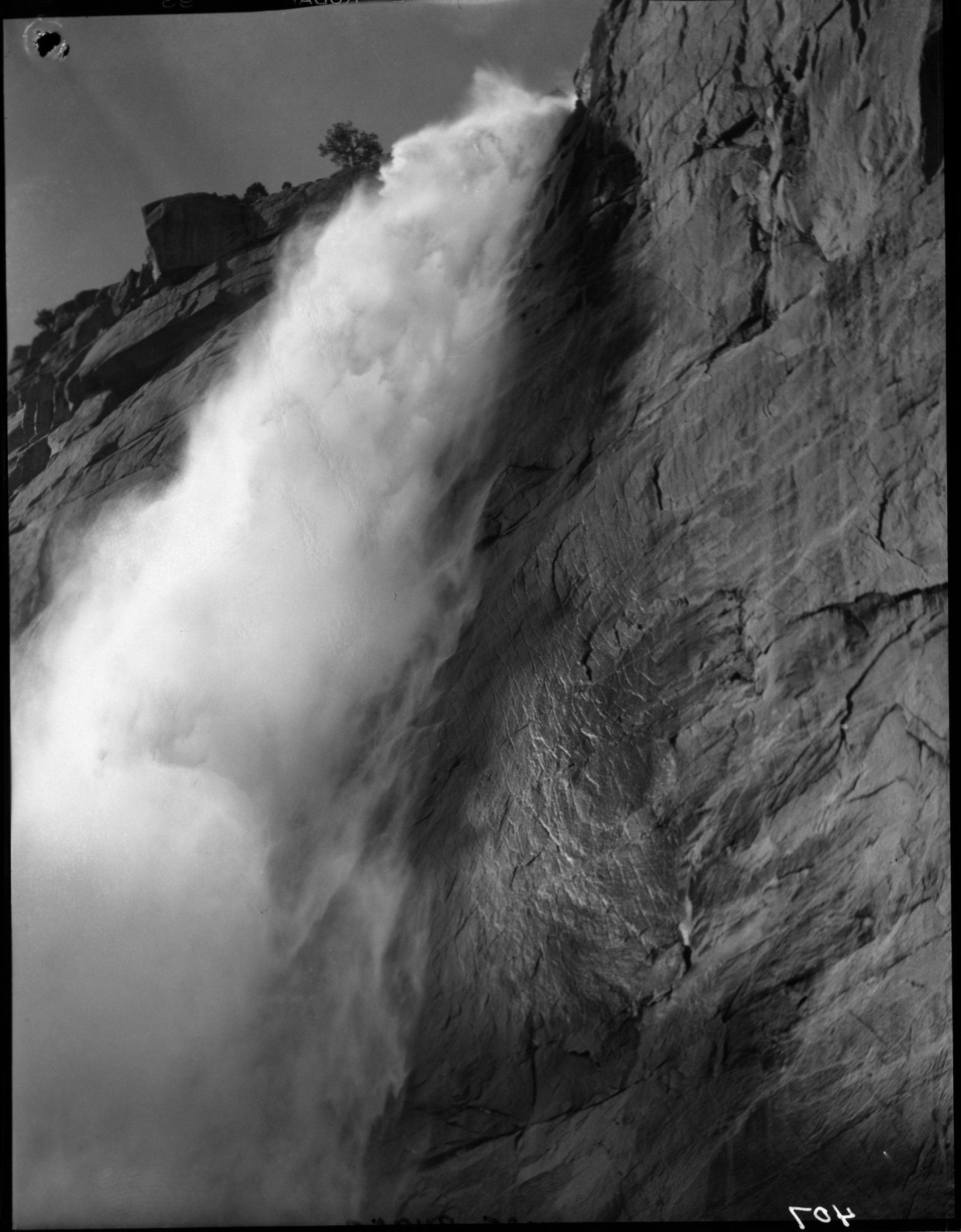 Upper Yosemite Fall from east side. Best view.