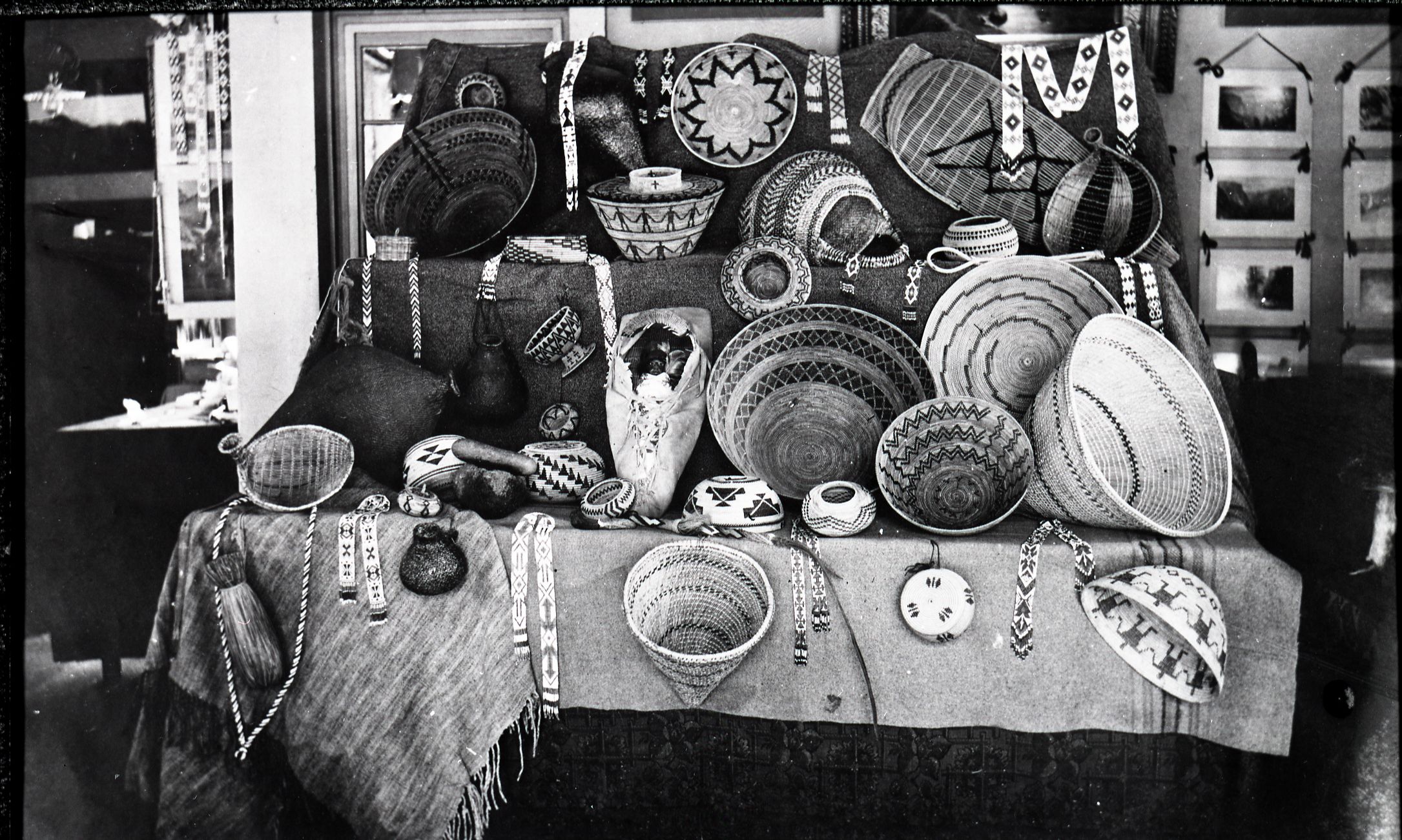 Basket collection of Mr. & Mrs. George Fiske.
