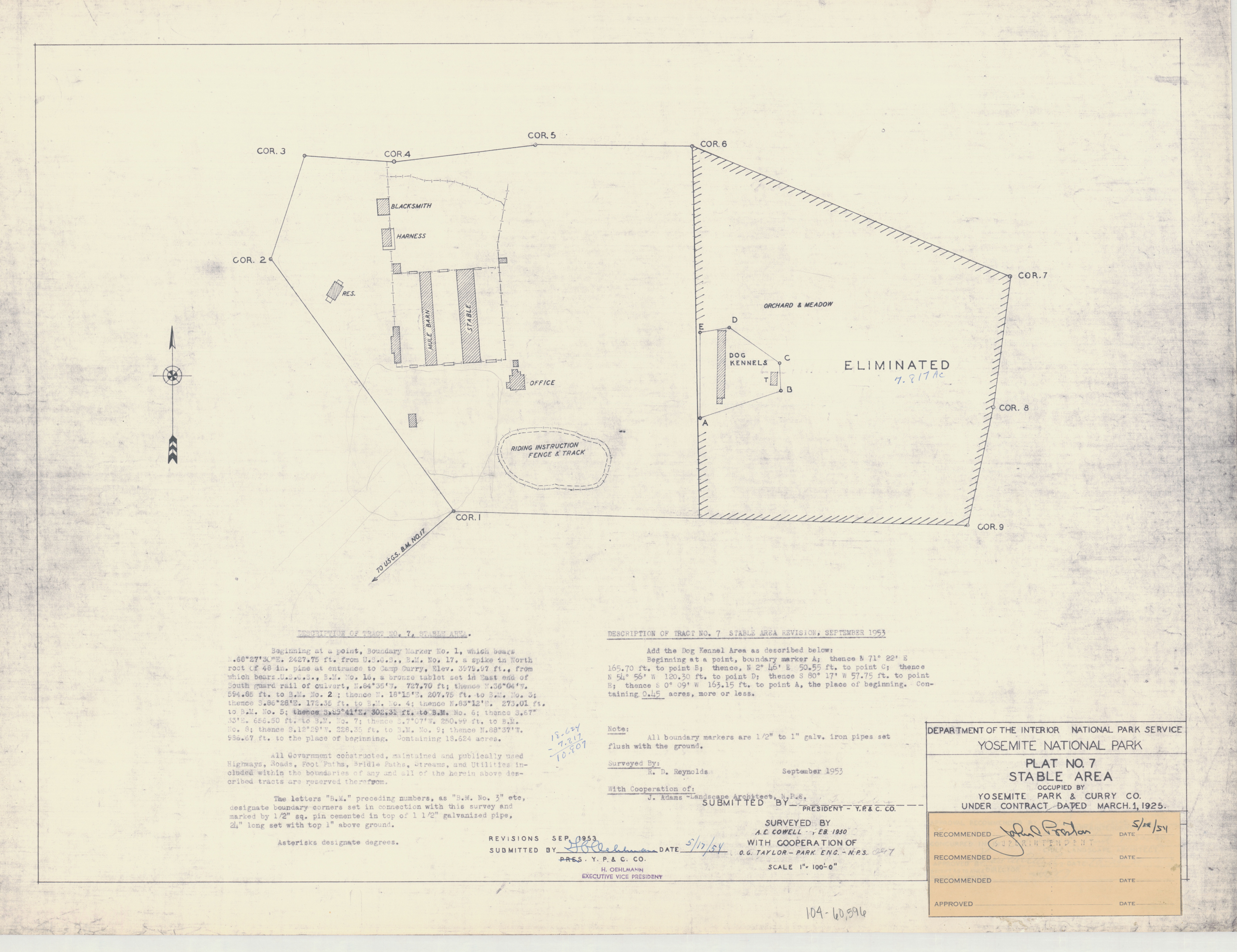 Plat No. 7 - Stable Area