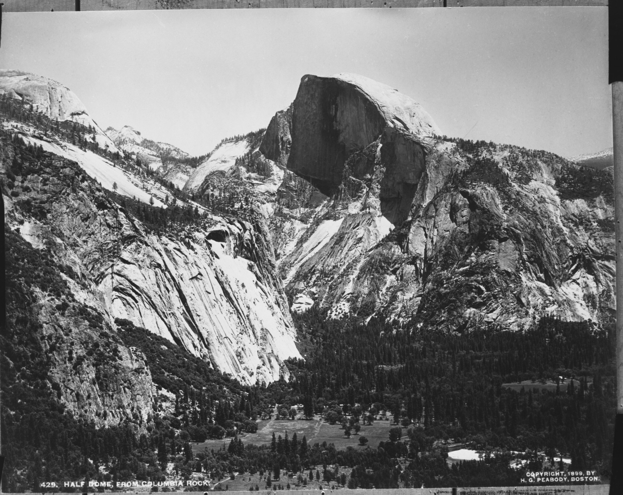 Half Dome from Columbia Point.