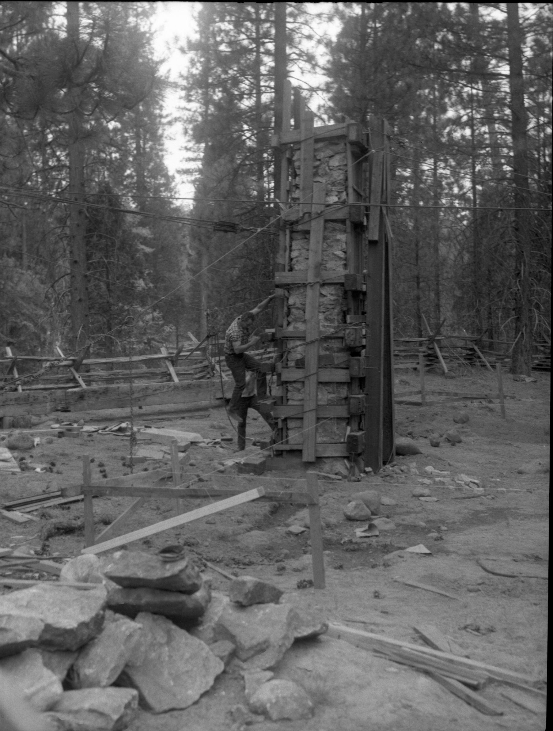 Details of moving of Jorgensen Cabin
