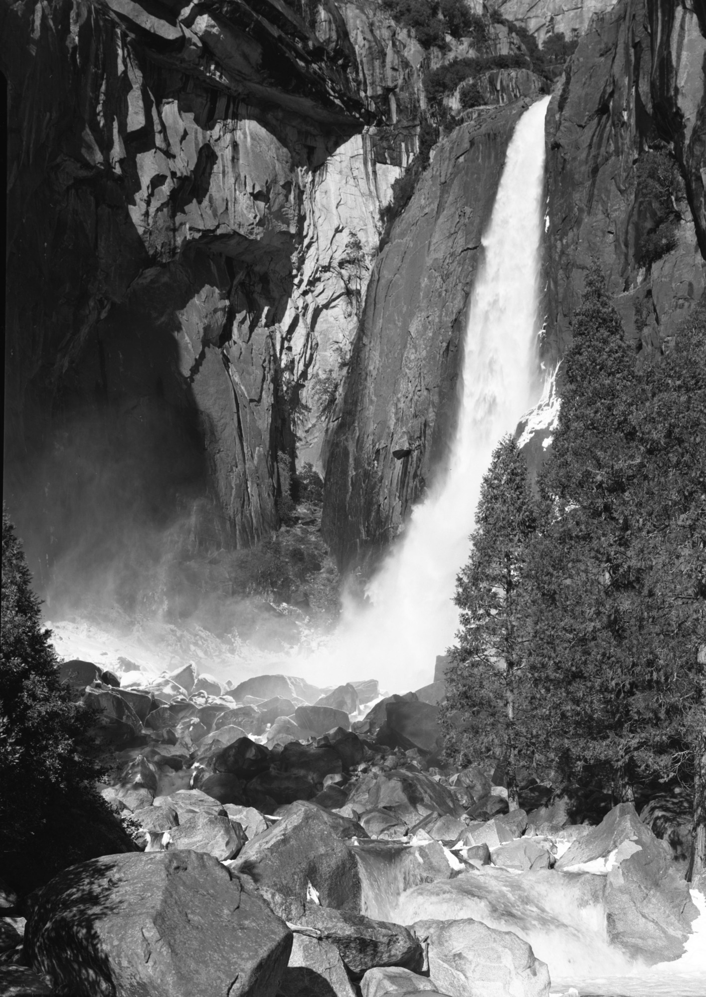 Lower fall after unusual winter rain.