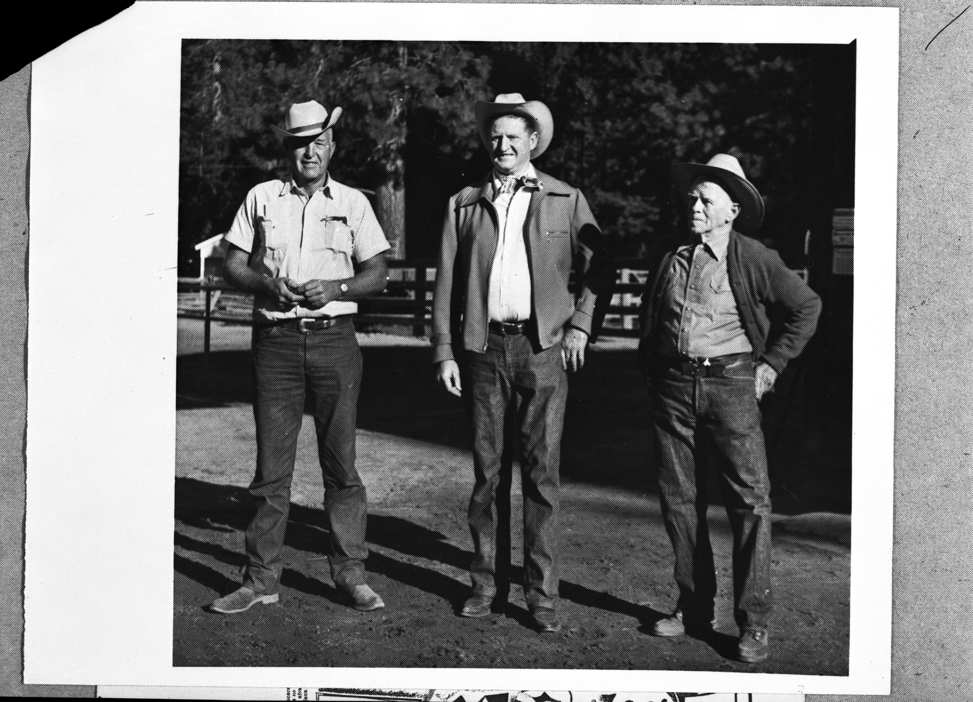 Left to Right: Evertt Philip, Bob Barnett, & Eddie Gordon. On Envelope Vol. 6, August 29, 1963.