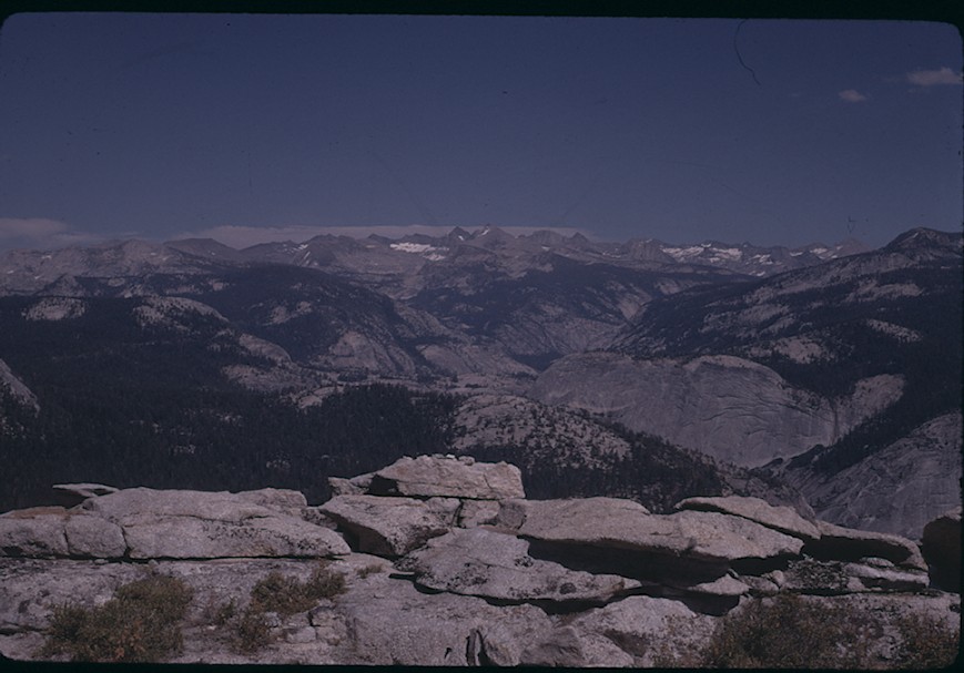 Merced River Canyon from Half Dome