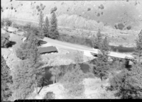 Proposed site for centennial memorial plaque to James D. Savage at the mouth of the south fork of the Merced.