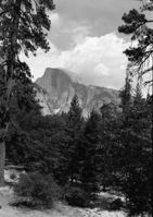 Half Dome & Clouds.