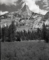Cathedral Peak from Cathedral Lake Area.