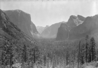 Yosemite Valley View from new Wawona Road.