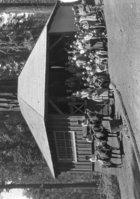 Structure behind Mariposa Grove cabin. [1st Big Trees Lodge - W Tweed 9/21/2015].