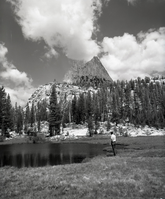 Cathedral Peak from near Upper Cathedral Lake.