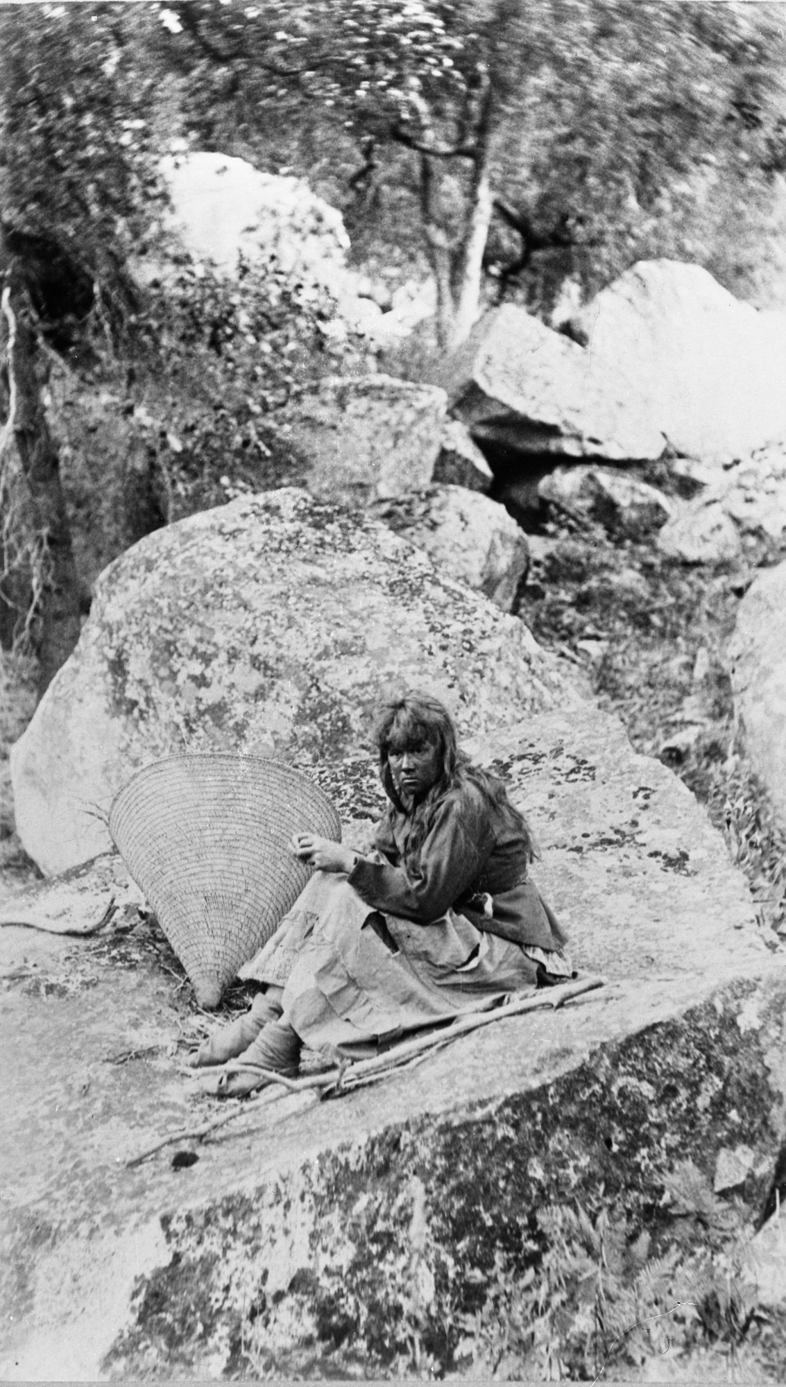 Majella - a Yos. Native American. George Fiske (#5925). Copied by: Ralph H. Anderson 4/41.