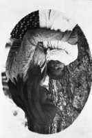 Lena Brown (?) and son. Copy from the original in the YNP Collections.