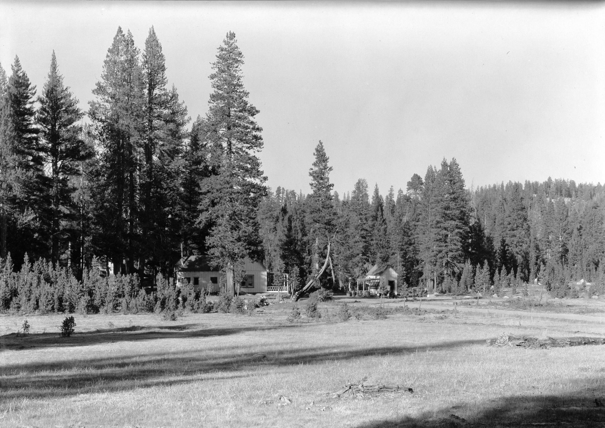 White Wolf Lodge from a distance showing lunchstand and filling station.