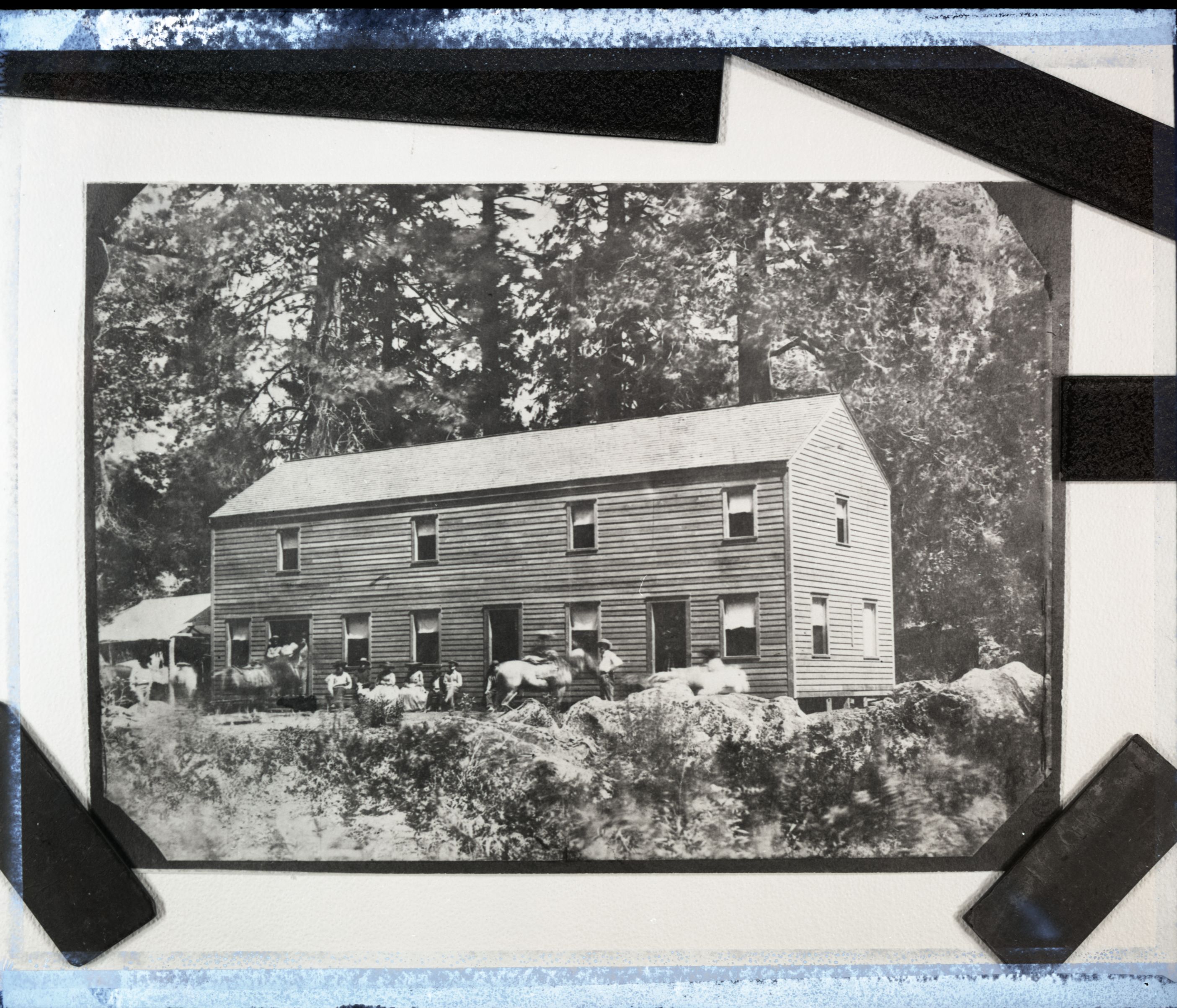 This is the first photo - 1859 by Weed; Hutchings didn't take one as proprietor til 1864 - this would still have been called "Upper Hotel". See also RL-01,680 & RL-12,570.