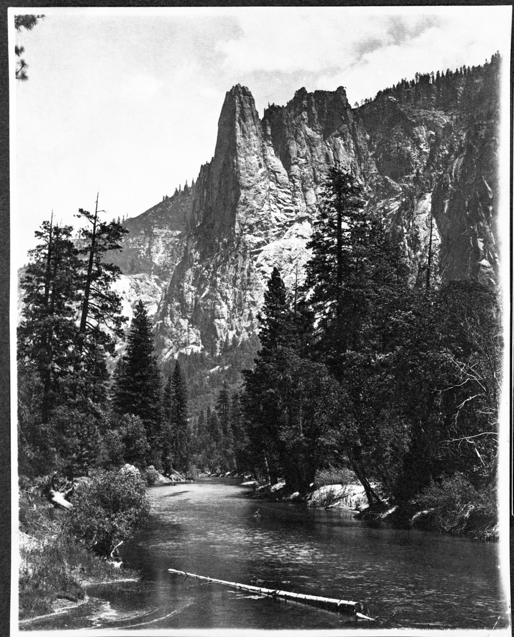 Copied from the photo album of Robert Lindsey, who worked on the Yosemite Valley Survey as a civil engineer. copied 1983