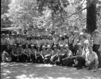 Law Enforcement Refresher class. 
FRONT ROW (L_R): ?, Tom Schiffler, ?, Roger Dittberner, Mel Nichols, Karen Taylor, Jim Martin, Glen Frede, Steve Hickman, Mike Fink, Lee Shackleton, Maynard Medefind, Charlie Fullam. MIDDLE ROW: Mike Durr, Gary Gisselle, ?, John Hollinrake, Bill Patton, Bill Wendt, ?, John Hartman, Armand Quartini, Tim Mestez, Carol Moses, Fred Koegler, Terri Cummings, Valerie Cohen, Kerry Maxwell, Tom Pimental, Paul Ducasse, Mike Osborne, Debbie Ball, Bill _____ (booker/jailer), Dick Martin. BACK ROW: Diane Arrigucci, Brian O’Dey, ?, Scott Kruse, Mead Hargis, Ken Kehrer, Gil Young, Dave Norris, Karen Van Kemp, Tom Cox, Don Lanning, Gene Mulhausen, Dale Barnett, Joanne Cross Gil