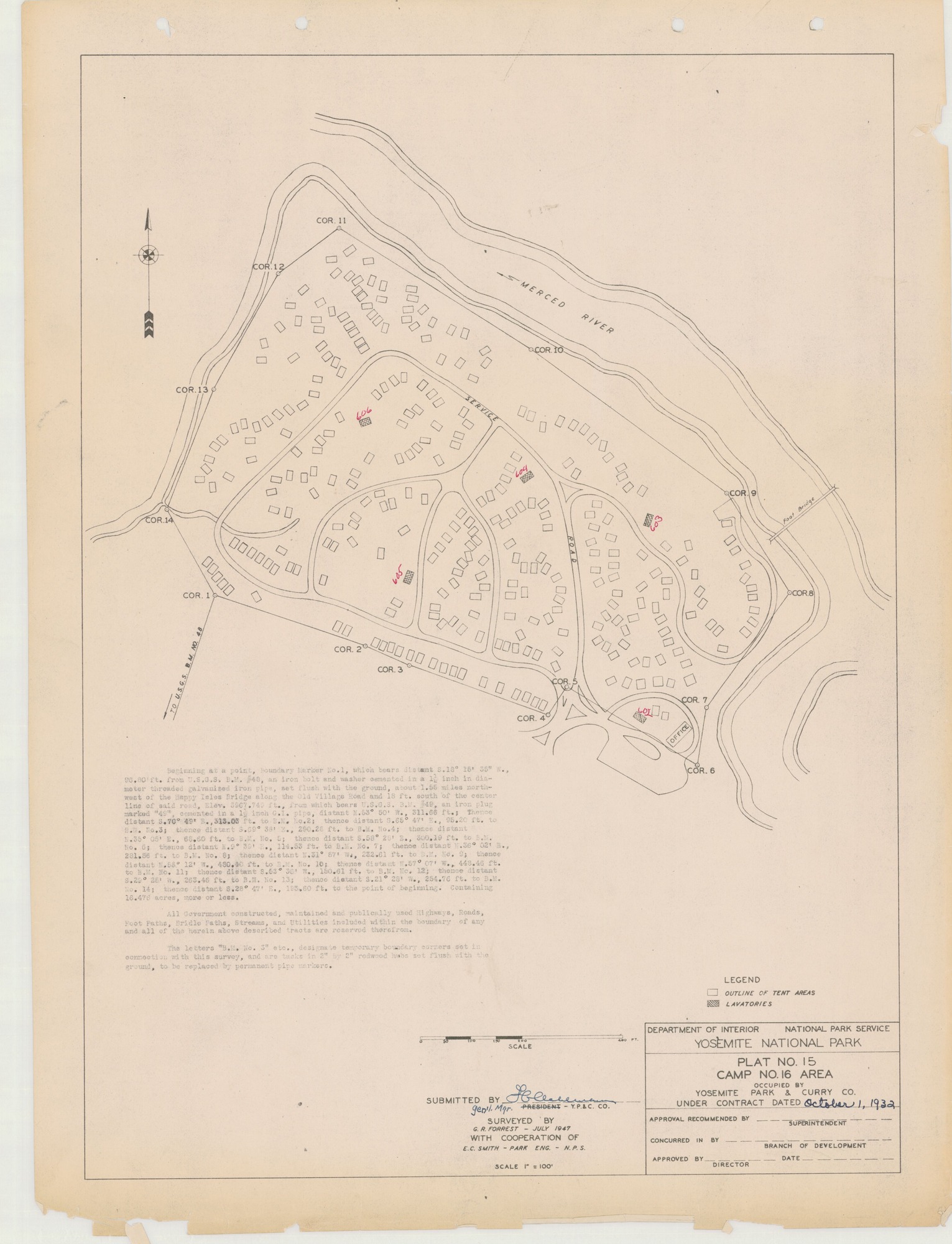 Plat No. 15 Camp No. 16 Area