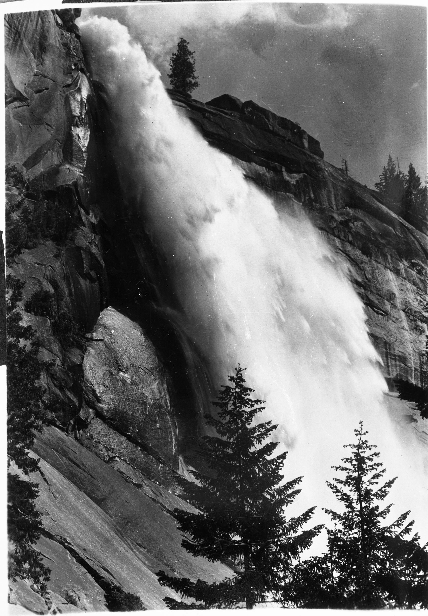 Nevada Fall from North side. Photographer: Bossmeyer?