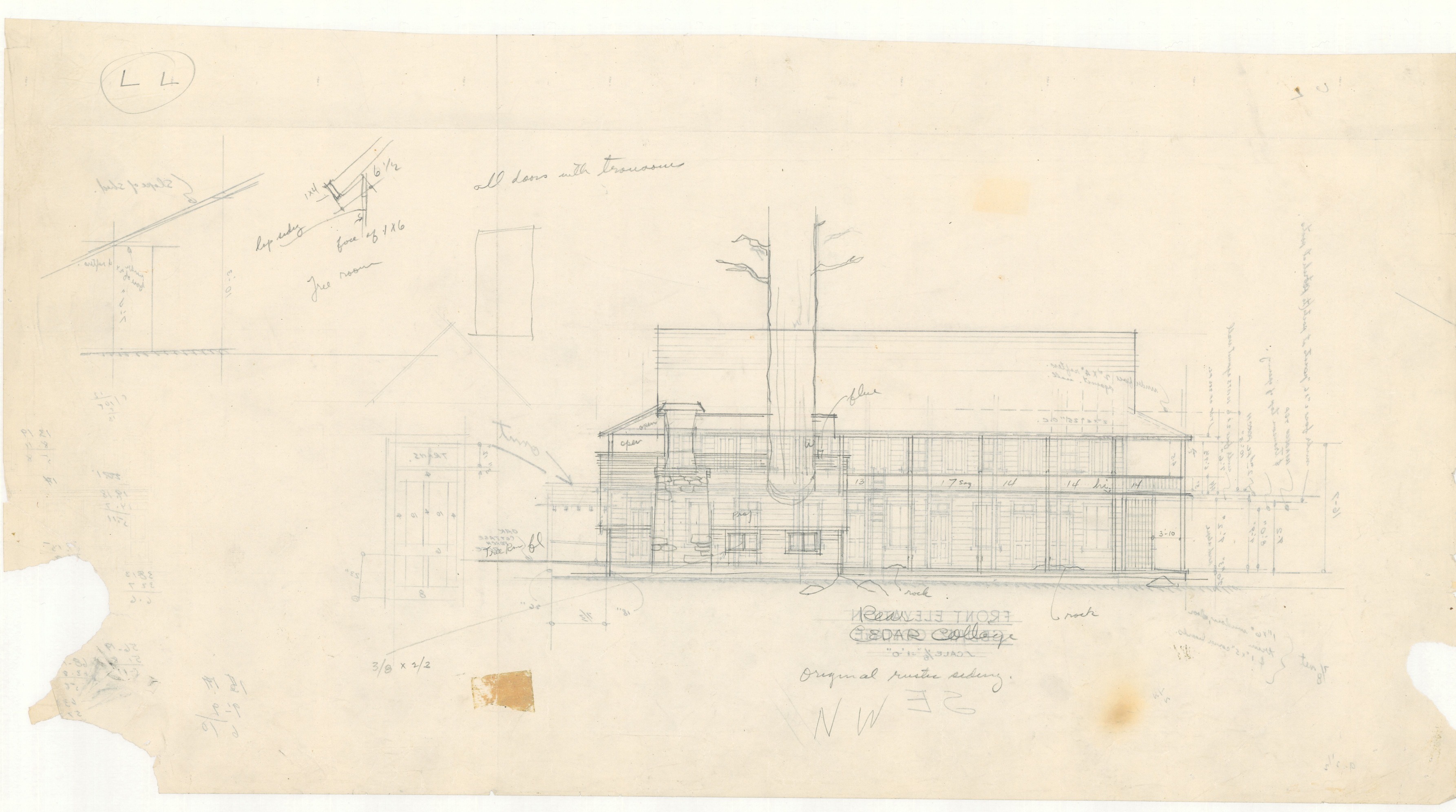 Rear Elevation Cedar Cottage