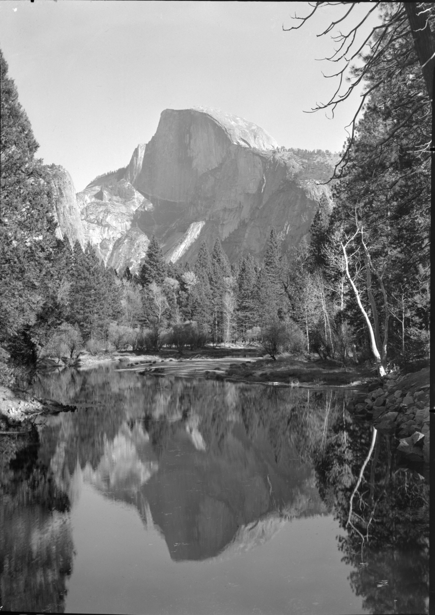 Half Dome in the Fall.