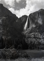 Falls from across the valley.