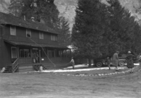 Hospital fire in 1926.