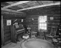 Hodgon cabin interior as furnished