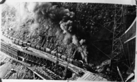 Yosemite Valley railroad. Gravel train into Exchequer