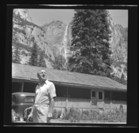 Jimmy Durante at the Yosemite Lodge.