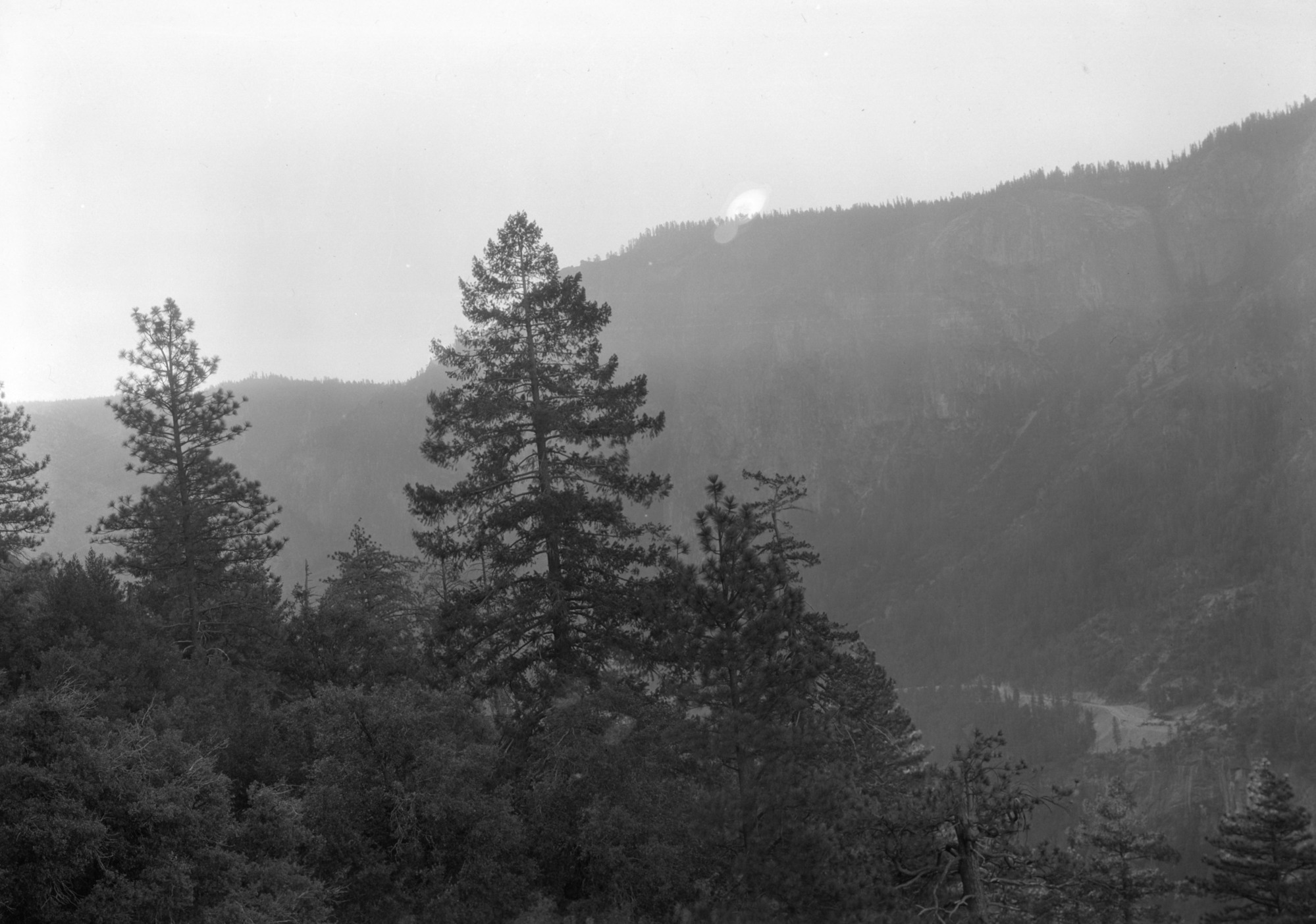 Wawona Road tunnel, panorama.