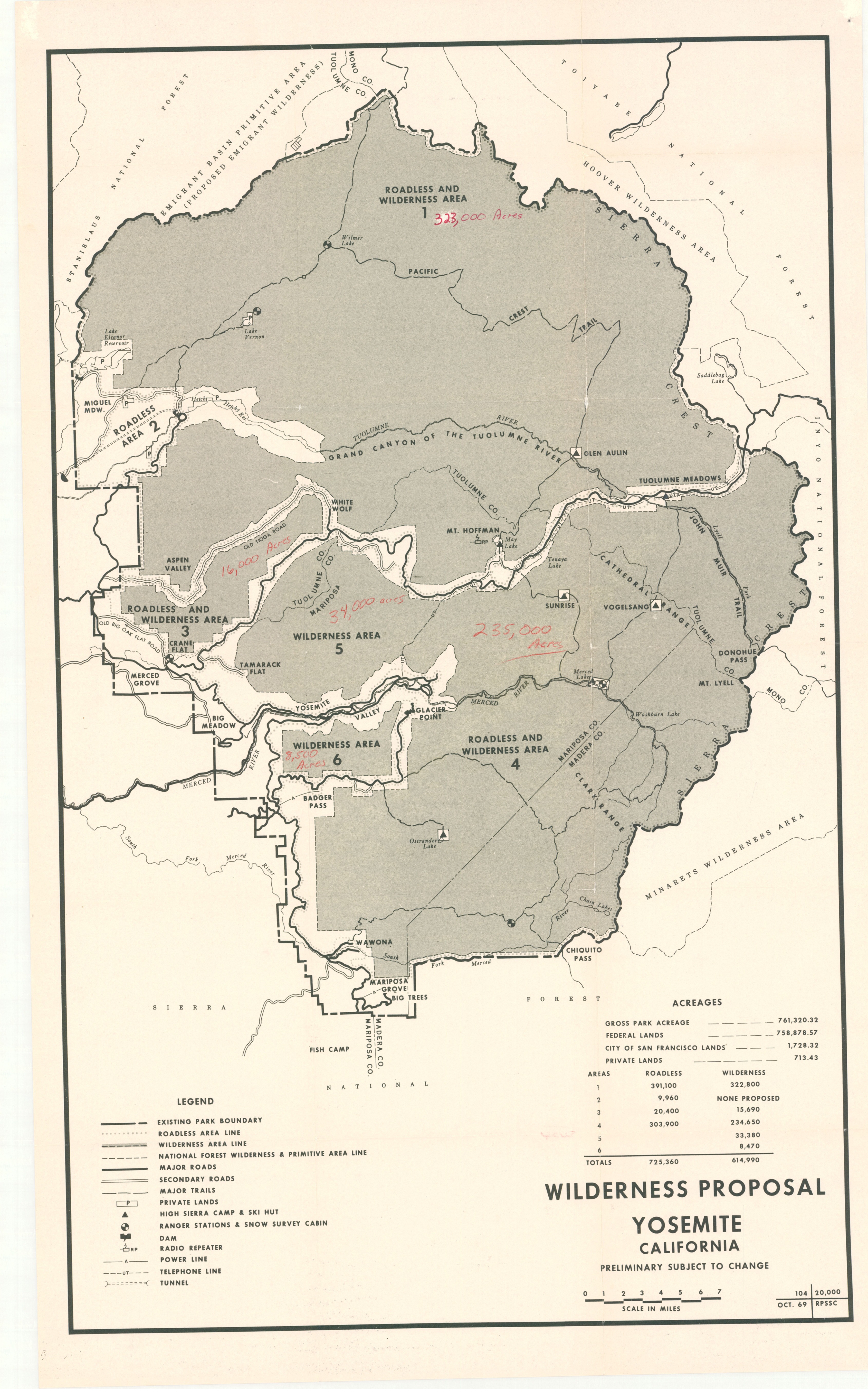 Wilderness Proposal Yosemite California