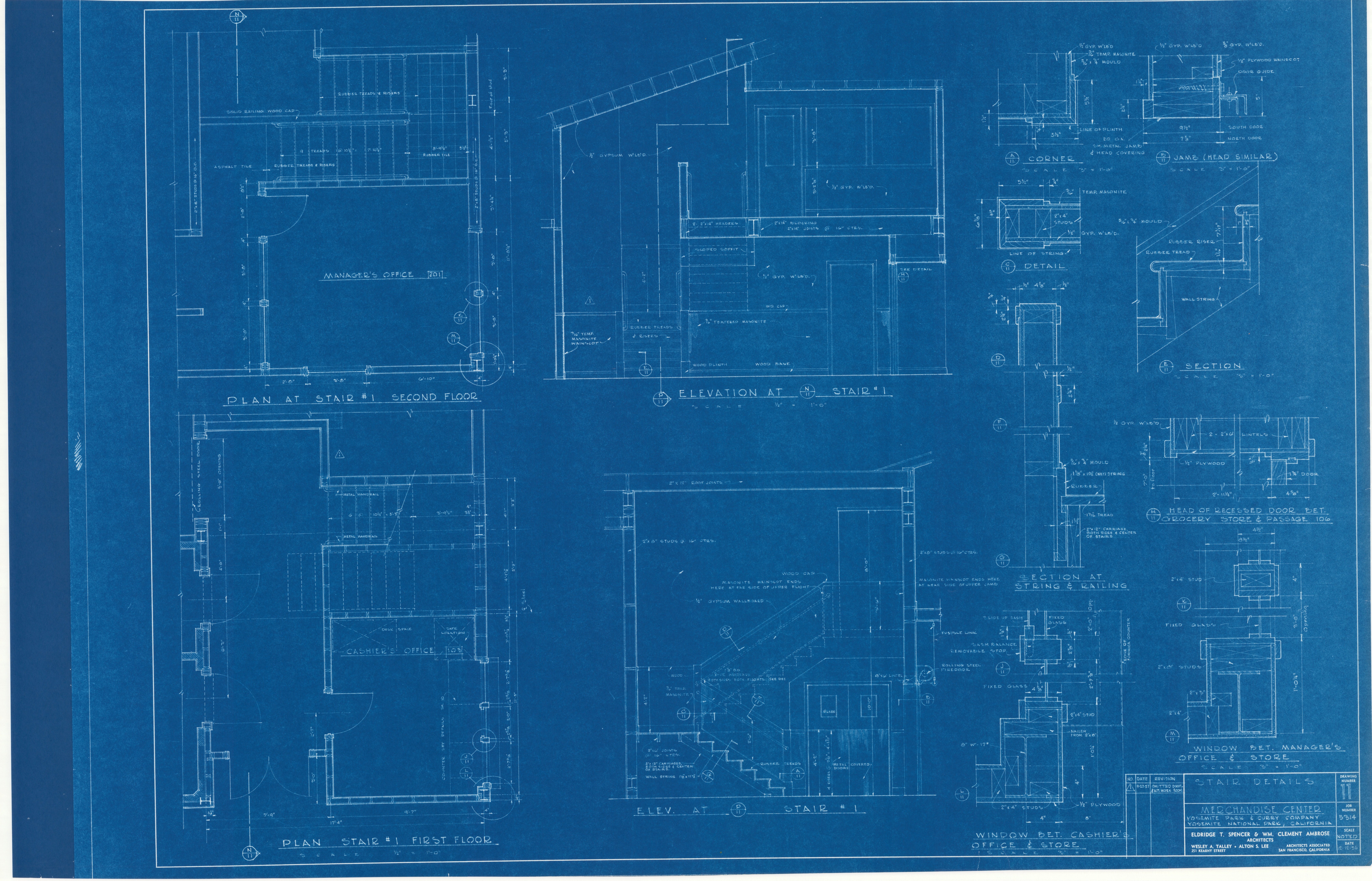 Stair Details Merchandise Center Yosemite Park and Curry Co.