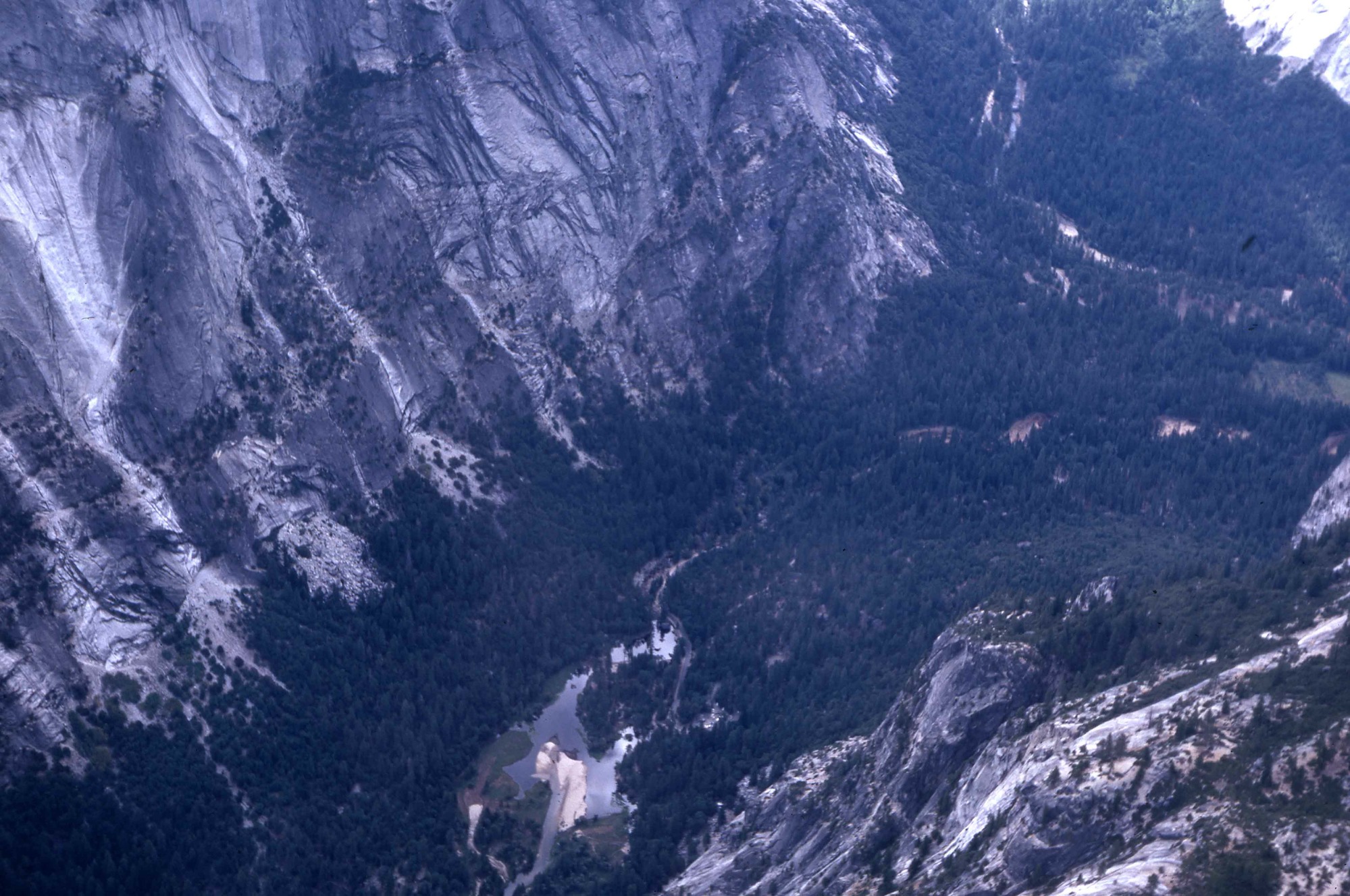 Mirror Lake, aerial view
