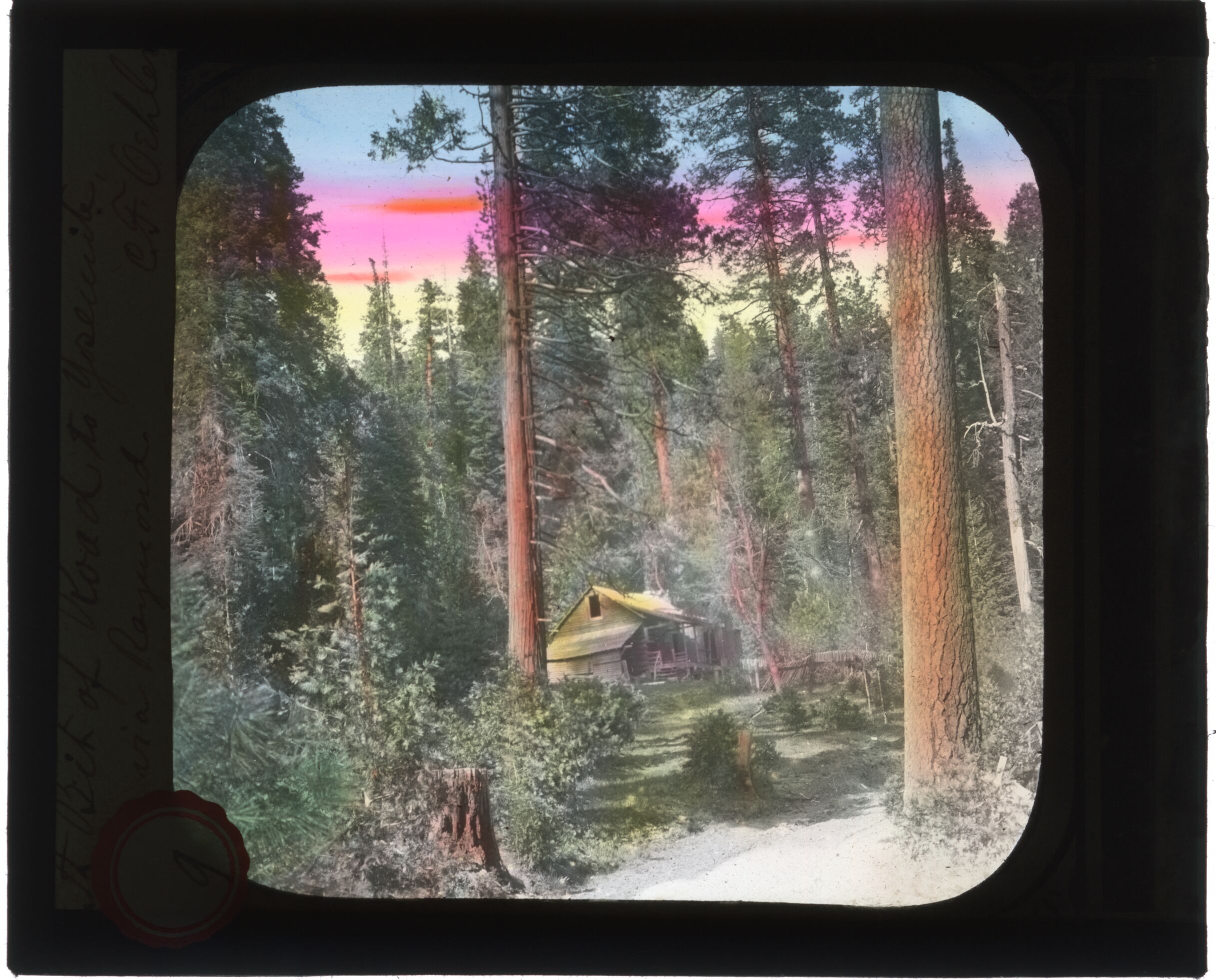 ? (Can't read) of Road to Yosemite via Raymond