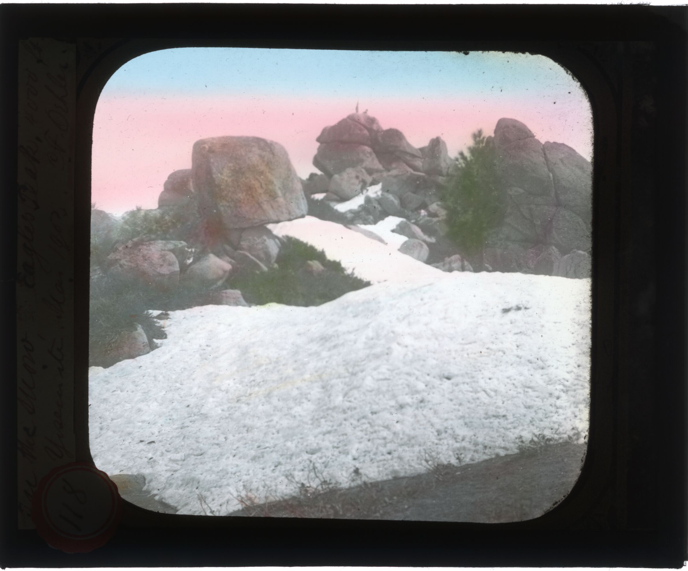 In the snow, Eagle's Peak 4000 ft. Yosemite, Ca 1903
