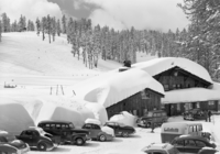Under heavy snow depth (14 ft.)