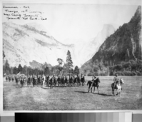 Troops, 14th Cavalry, Near Camp Yosemite, Yosemite Nat. Park, Cal. Copied June 1981