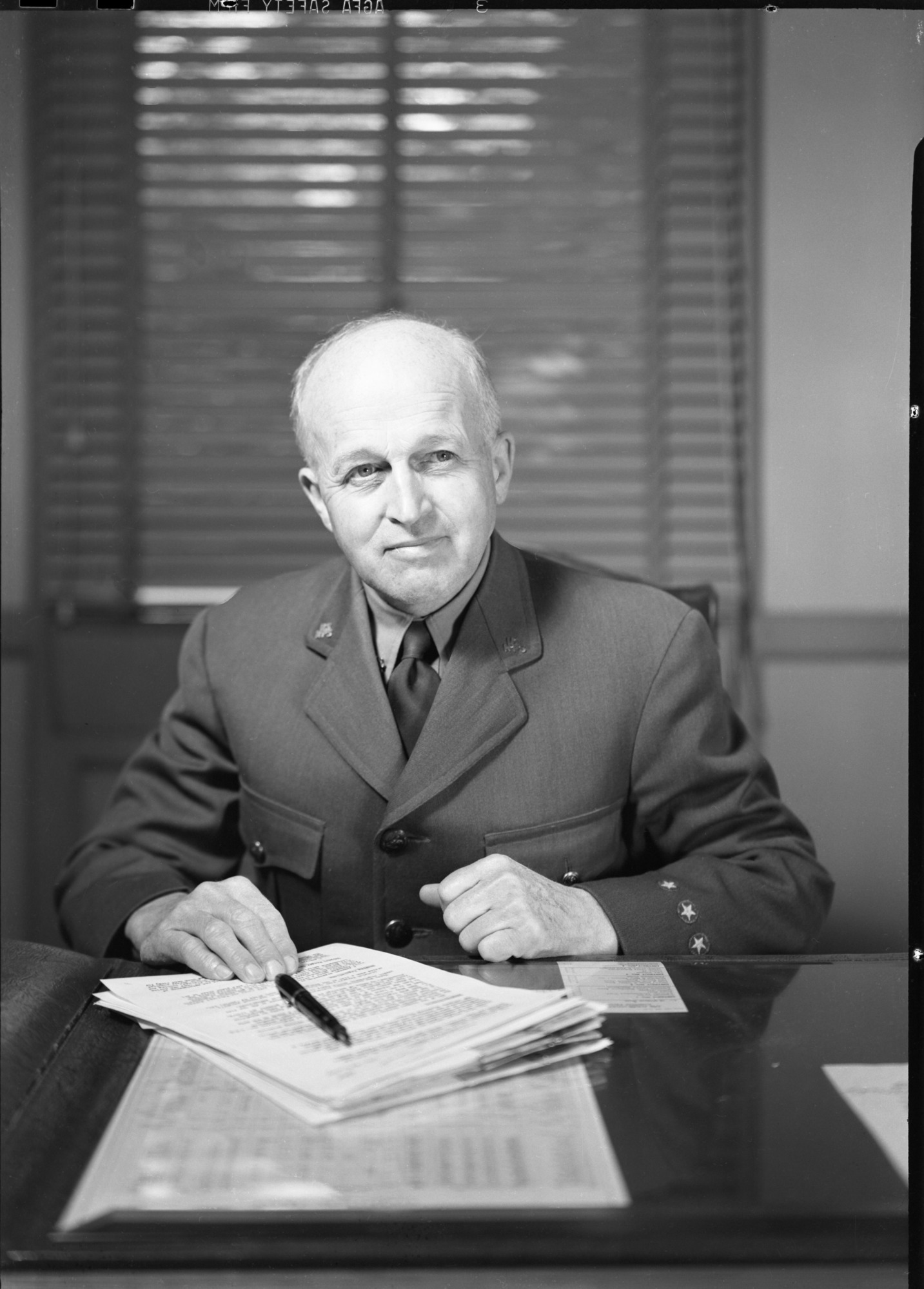 Supt. Frank Kittredge, in the Supt. office