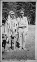 Chief Lemee (Chris Brown) & Herbert Earl Wilson. Copied by Michael Dixon - July 1981.