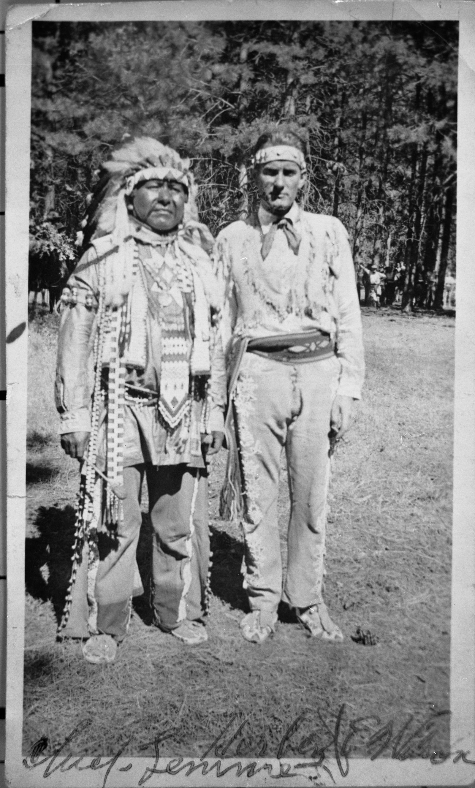 Chief Lemee (Chris Brown) & Herbert Earl Wilson. Copied by Michael Dixon - July 1981.