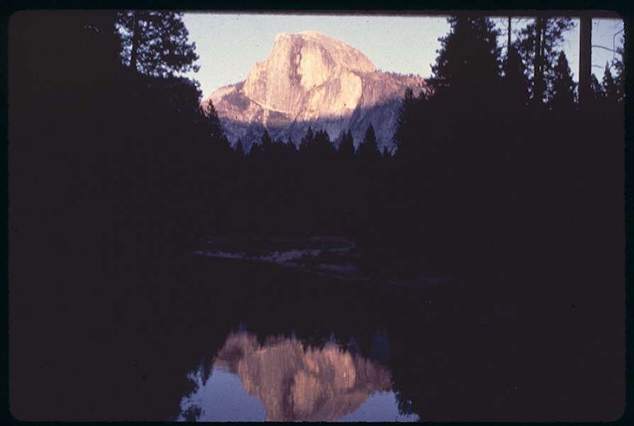Half Dome reflection from Sentinel Bridge